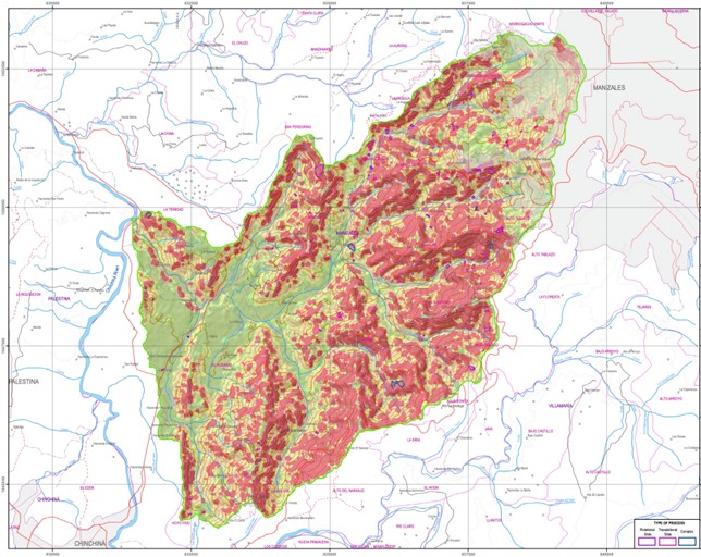 Map 3: Integrated annual probability of failure — combined hazard surface for all modeled failure mechanisms